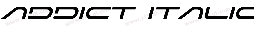 Addict italic字体转换